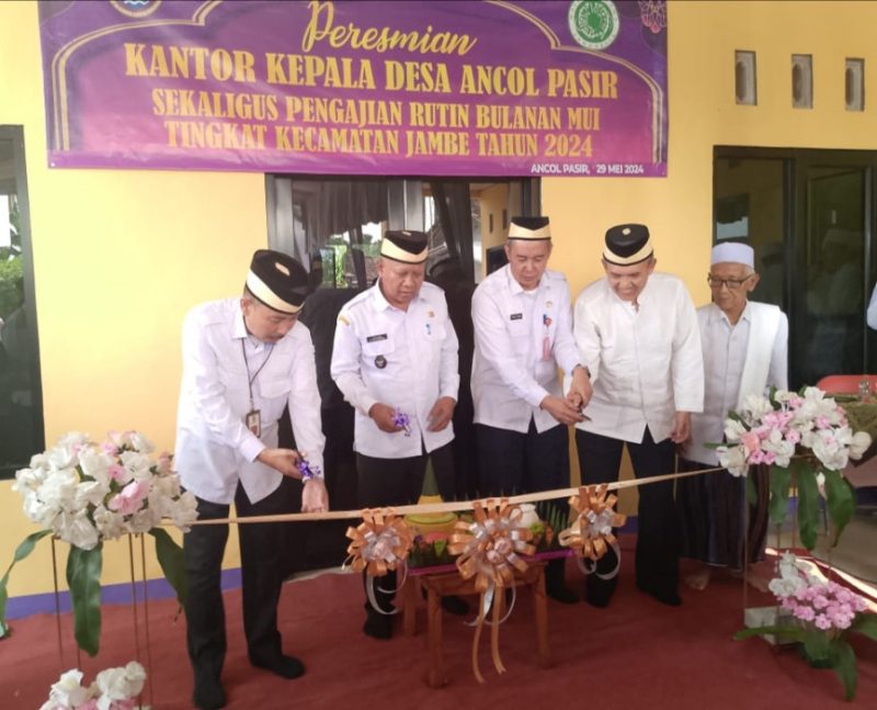 PEMDES Pemerintahan Desa, H,Apang: Resmikan Kantor Desa Ancol Pasir, Alhamdulillah Berjalan lancar Untuk Meningkatkan Pelayanan Terhadap Masyarakat Lebih Optimal