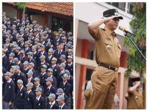 Pembina Upacara di SMKN 1 Katapang, Bupati Dadang Supriatna: Teknologi Informasi Bisa Dimanfaatkan Untuk Meningkatkan SDM