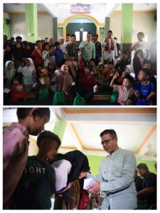 Saat Jumling, Bupati Bandung Santuni Puluhan Anak Yatim di Kecamatan Pacet