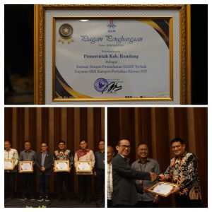 Kabupaten Bandung Raih Penghargaan Pemanfaatan SIASN Terbaik dari BKN RI