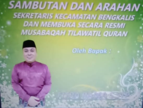 MTQ Tingkat Desa Sungai Batang Ke – 8 Tahun 2024 Resmi Di Buka Camat Benkalis di Wakili Sekcam Bengkalis