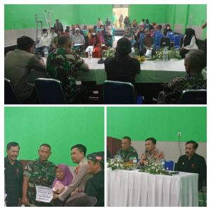 Kapolsek Cimaung IPDA BUDI SH Hadiri Penyaluran BLT di Desa Malasari