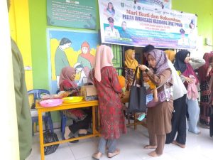 Posyandu Karya Bakti Desa Resam Lapis Melaksanakan Pekan Imunisasi Nasional(PIN)Polio 2024