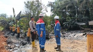 Perihal : Kebocoran pipa minyak milik PT. Pertamina Hulu Rokan (PHR) di Jln. Lintas Riau – Sumut Balam KM.16 Kec. Bangko Pusako Kab. Rokan Hilir