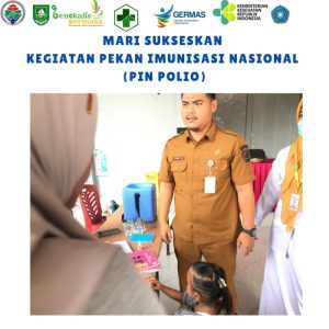 Muhamad Dodi Islami,S.STP,M.Si Pj Kepala  Desa Prapat Tunggal Adakan Kegiatan Imunisasi Polio Anak 0-7 Tahun 2024