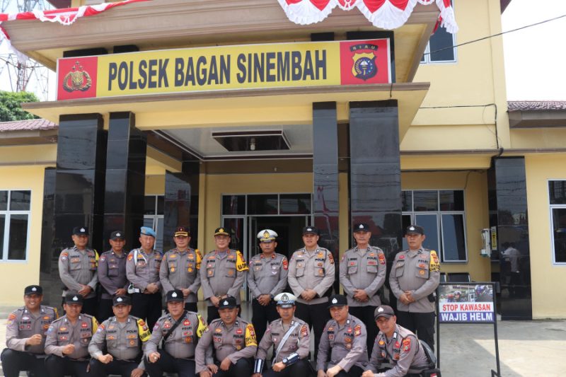 Kapolres Rokan Hilir Peninjauan Di Mapolsek Bagan Sinembah