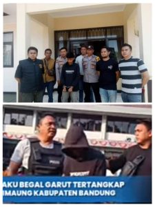 Kepolisian Pantes di Acung Jempol, Pelaku Begal Garut Yang Viral Terciduk di Cimaung Kabupaten Bandung