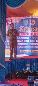 Karang Taruna Kecamatan Halongonan Bersama KKL UIN Syeh Hasan Ahmad Addary PSP Adakan Gebyar Pendidikan Anak – Anak
