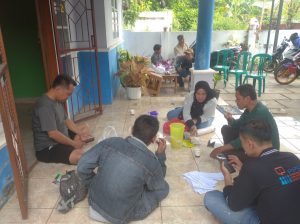 HUT DPC PPWI Pesawaran Ke-1 Gelar Jalan Sehat dan Santunan Yatim Piatu serta  Kaum Dhuafa