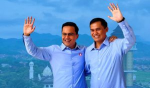 Dua Gunawan Luncurkan Warna Pakaian dan Logo Paslon Bupati dan Wakil Bupati Bandung, Ini Filisofinya