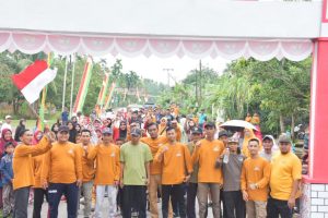 Kembali Meriahkan HUT RI, Pepda Dusun III Pedekik Gelar Jalan Sehat Berhadiah