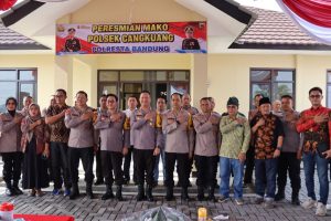 Kusworo Wibowo  sebagai Kapolres Bandung Resmikan Kantor Polsek Cangkuang, Tingkatkan Pelayanan Kepolisian