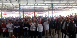 Bersatu Untuk Menang, Tim Pemenangan (KUR) Kecamatan Gedung tataan -Nanda-Anton Dikukuhkan