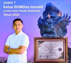 Anggota Satpol PP Majalengka, Yosep Juara 1 Ketua BUMDes Inovatif