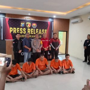 Polres Rohil Ungkap Kasus Besar Ilegal Tapping, 5 Pelaku  Berhasil di Tangkap di Tiga Provinsi