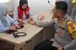 Peringati Hari Jadi Humas Polri Yang ke-73, Polres Lubuk Linggau Gelar Kegiatan Bakti Kesehatan.