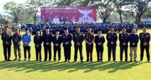 Kodim 0406 Lubuk Linggau Letkol Inf Arie Prasatyo Widyo Broto S.E Beserta Perwira Sfat, Danramil Dan Anggota Melaksanakan Upacara Hari Kesaktian Pancasila