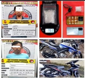 Polres Lubuk Linggau Berhasil Ungkap Kasus Peredaran Sabu, Dua Tersangka Diamankan