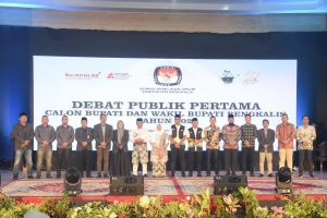 Pjs Bupati Bengkalis dan Forkopimda Hadiri Debat Publik Pertama Calon Bupati dan Wakil Bupati Bengkalis