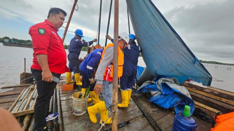 Kelanjutan Jembatan Bengkalis – Sumatera, Tim Lakukan Boring Sampel 16 Titik Koordinat