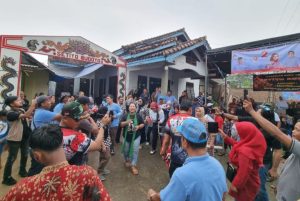 Kampanye Cabup Nanda Indira di Desa Sungai Langka, Juga Dihadiri Bang Taun