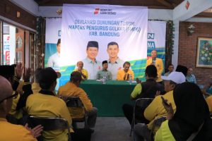Jelang Pencoblosan, Ratusan Kader Golkar Eksodus Dukung Dadang Supriatna-Ali Syakieb