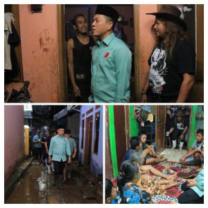 Tak Kenal Lelah, Malam-malam Dadang Supriatna Tinjau Korban Banjir di Solokanjeruk dan Baleendah
