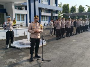 Wakapolres Majalengka Pimpin Apel Kesiapan Pengamanan Kampanye Terbuka Pilkada