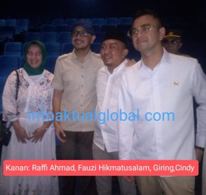 Ketua PSI Kota Sukabumi Fauzi Hikmatusalam Hadiri Launching Bioskop Sams Studio Milik Ran’s Sekeluarga