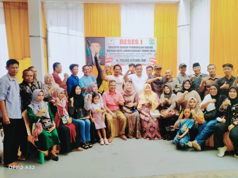 Ketua DPRD Kota Lubuk Linggau Yulian Effendi Gelar Reses l