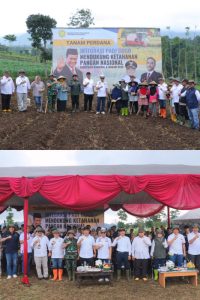 Dukung Ketahanan Pangan Prabowo, Kang DS Luncurkan Penanaman Padi Gogo di Arjasari