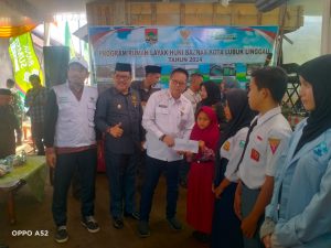 Asisten ll Hadiri Peresmian Rumah Layak Huni Baznas Kota Lubuk Linggau