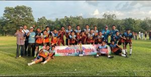 Turnamen Sepak Bola Bermasa Cup 2024 Tingkat Kecamatan Bantan, PS Resam Lapis  Meraih Juara 1