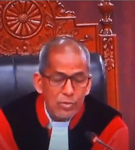 MK Bacakan Perkara Aries Sandi Lanjut