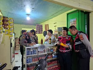 Ops Pekat Lodaya 2025, Sat Samapta Polres Majalengka Amankan Puluhan Miras Siap Edar