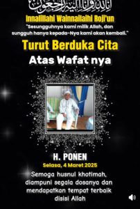 Ucapan Belasungkawa Kepada Orang Tua Mantan Kades Resam Lapis Yang Sudah Berpulang Kerahmatullah
