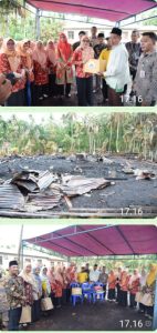 DWP Bengkalis Peduli, Salurkan Bantuan Korban Kebakaran Desa Pambang Baru