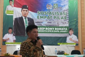 Anggota Komisi IX DPR RI Asep Romy Romaya Gelar Sosialisasi Empat Pilar