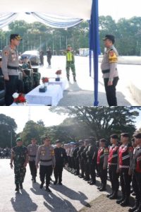 Kapolrestabes Bandung Pimpin Gelar Pasukan Operasi Ketupat Lodaya  2025
