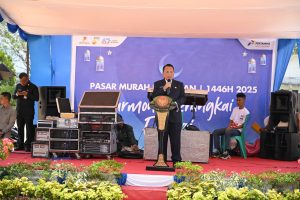 Bupati Rohil Buka Secara Resmi Kegiatan Pasar Murah PT. PHR di Kecamatan Bangko