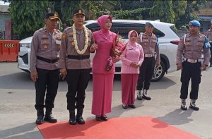 Jajaran Polres Majalengka Sambut Kapolres Yang Baru AKBP Willy Andrian Selaku Kapolres Majalengka