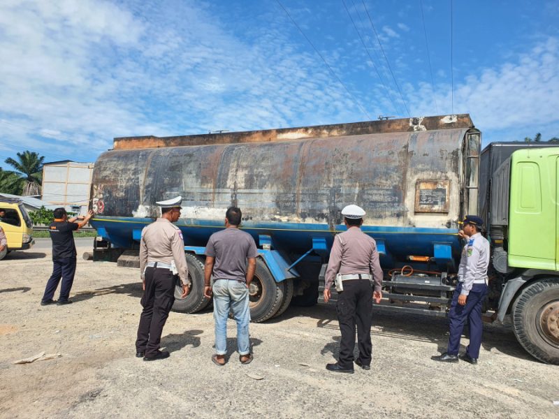 Tekan Angka Lakalantas Satlantas Polres Rohil Rampcheck Kendaraan