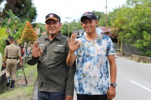 Antisipasi Banjir Kalaksa BPBD Bengkalis Goro bersama  Pemdes dan Masyarakat Desa Senderak