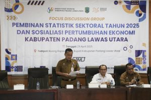 Sekdakab Paluta Bersama BPS Selenggarakan FGD Pembinaan Statistik Sektoral