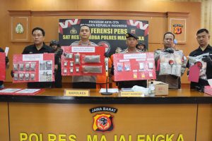 Selama Dua Pekan, Polres Majalengka Berhasil Ungkap 9 Kasus Narkoba