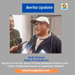 Kegiatan Prioritas Dinas PU Dimulai Juni, Fokus Perbaikan Jalan di Jampang Tengah