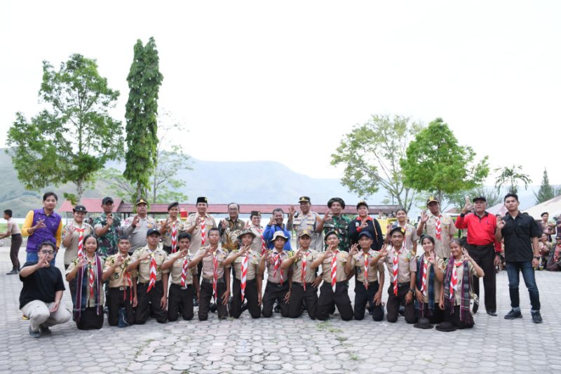 WAKIL BUPATI SAMOSIR HARAPKAN PRAMUKA MEMILIKI SIKAP YANG TANGGUH DAN BERBUDAYA