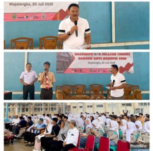Tanamkan Arti Anti Korupsi, Kadisdik Majalengka Berikan Arahan Kepada Pelajar