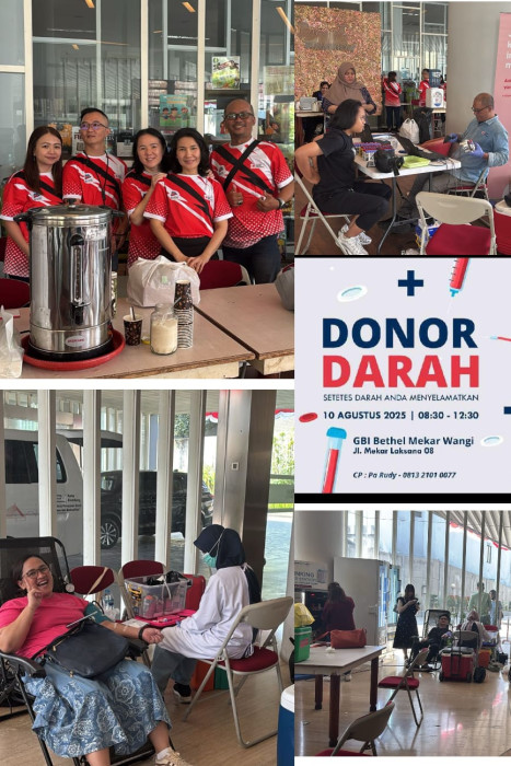 Donor Darah di GBI Bethel Mekar Wangi  Bandung ‎ ‎
