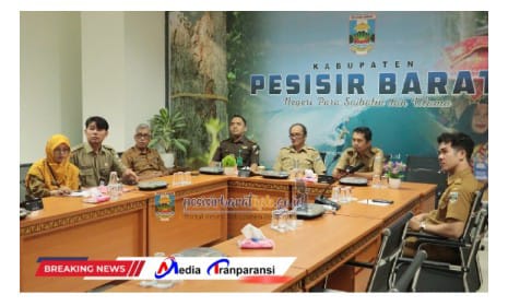 PEMKAB PESISIR BARAT IKUTI RAKOR PENGGENDALI INFLASI DAERAH TAHUN 2025